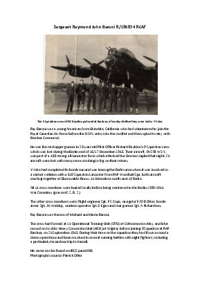 A preview of a PDF biography for Baroni, Raymond John